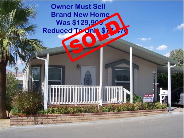 mobile home for sale space 44 - SOLD